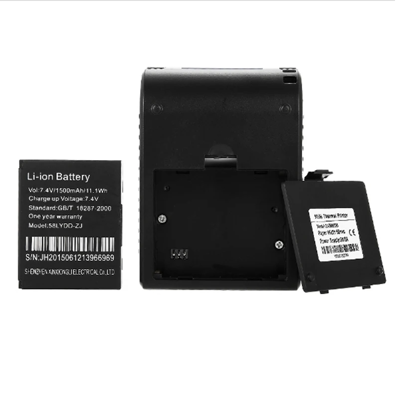 Беспроводной мини bluetooth принтер POS Термальный чековый ZJ-5805 58 Счета Машина для