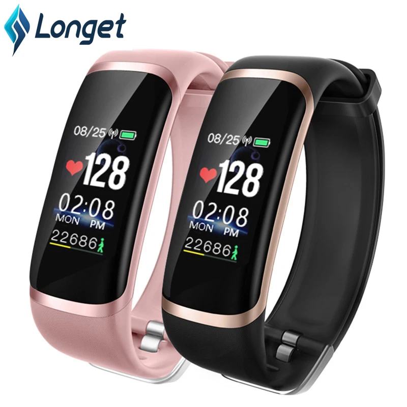 Longet умные часы M4 пульсометр монитор сна фитнес часы кровяное давление Bluetooth умный Браслет для iPhone Xiaomi