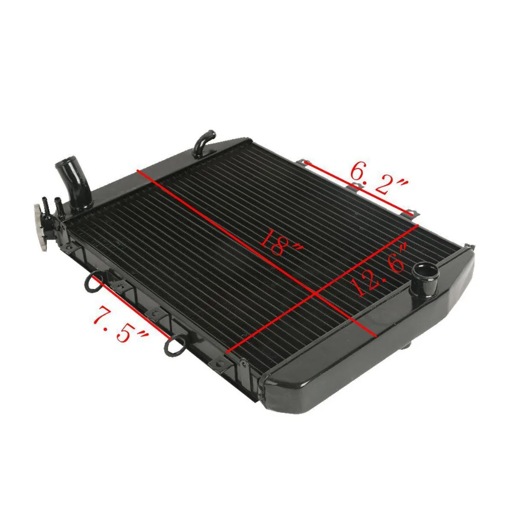 Radiator Cooler For KAWASAKI Ninja ZX12 ZX-12R ZX1200 2002-2005 03 04 Black | Автомобили и мотоциклы