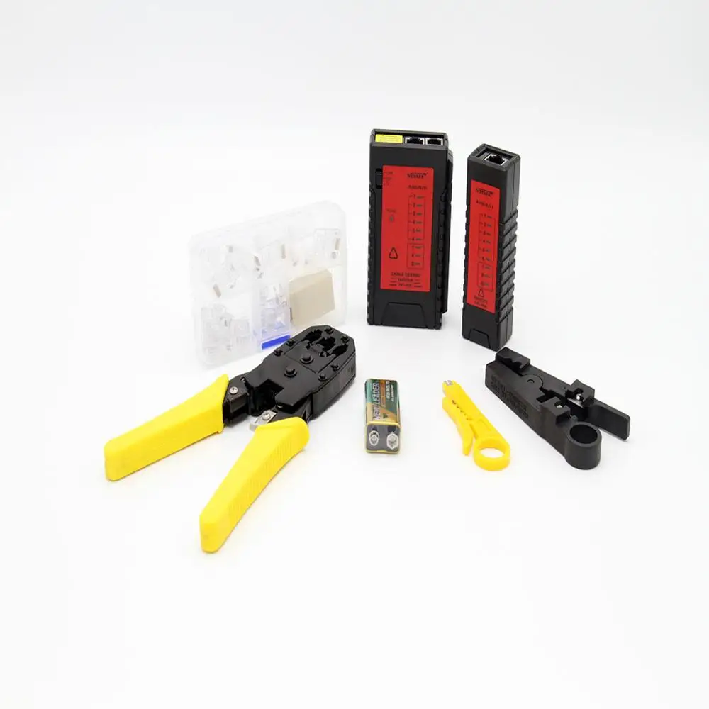 NOYAFA NF 1206 тестер сетевого кабеля 3 в 1 обжимные инструменты Rj45 Rj11 Cat5 Lan Сетевой набор