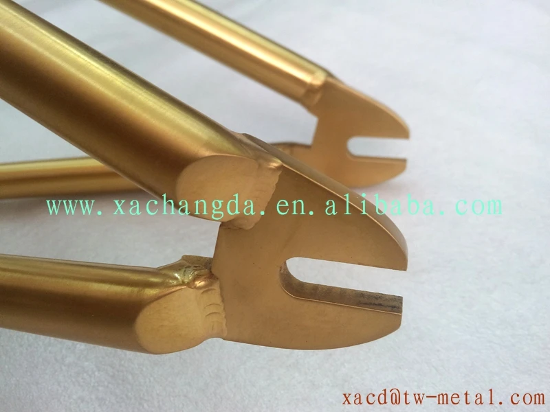 Золотистая анодированная титановая велосипедная Рама BMX индивидуальная супер