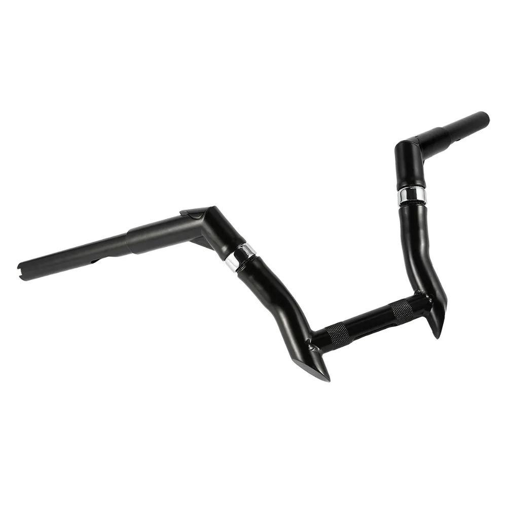 Черный 10 &quotRise 1 25&quot Руль для Harley FLS FLSS FLSTC FLSTF FLSTFB FXDB FLD Dyna Softail Custom Deluxe Night Train 00-17 |