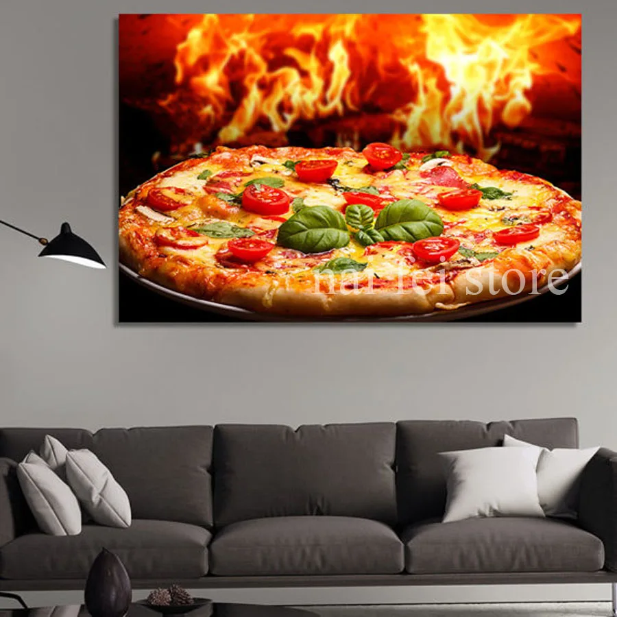 Полноразмерная 5d алмазная живопись вышивка крестиком пицца кухонный декор 5D