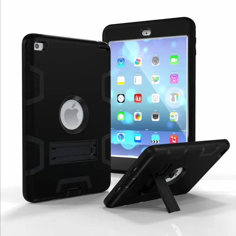 F Чехол-Броня с двойным Цвет ударопрочный чехол-подставка для Apple Ipad mini 4 IPad mini 5 7,9 mini4 mini5 A1538 A2133 чехол Coque Funda - Цвет: F