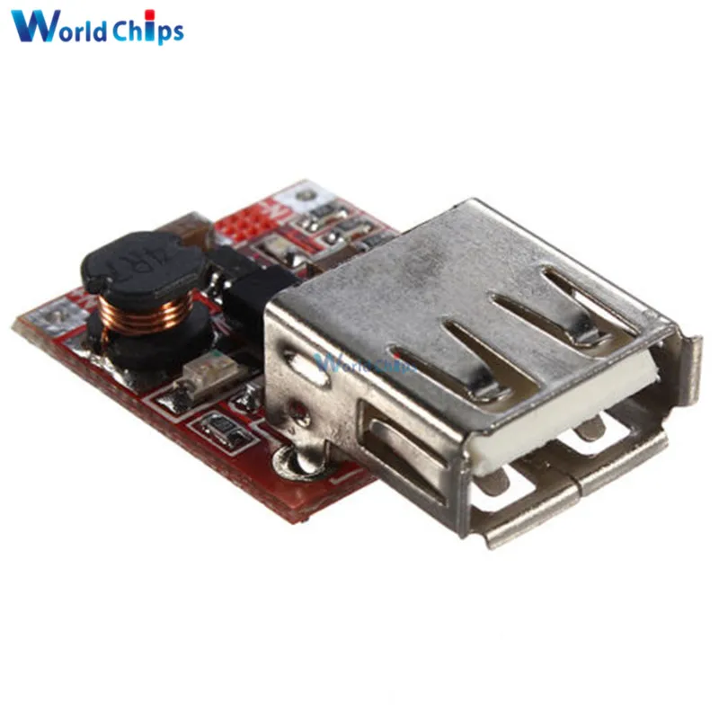 Повышающий Модуль питания для телефона источника с 3 В до 5 в 1 А USB зарядное