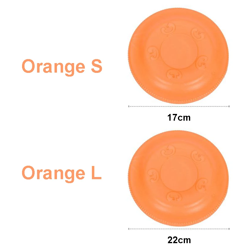Disc Orange Hoopet игрушки для собак товары для домашних животных жевательная игрушка интерактивный Съемник укуса Игрушки для маленьких больших собак аксессуары тренировочные товары - Цвет: Disc Orange