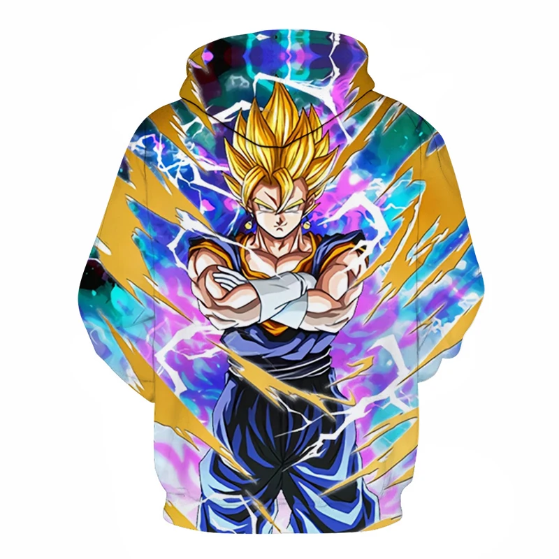 Dragon Ball Z толстовки для мужчин и женщин Аниме с Гоку 3D пуловер мужской спортивный