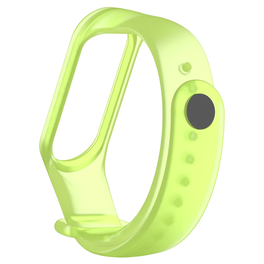 Прозрачный силиконовый ремешок для оригинального смарт-браслета Xiaomi Mi Band 3