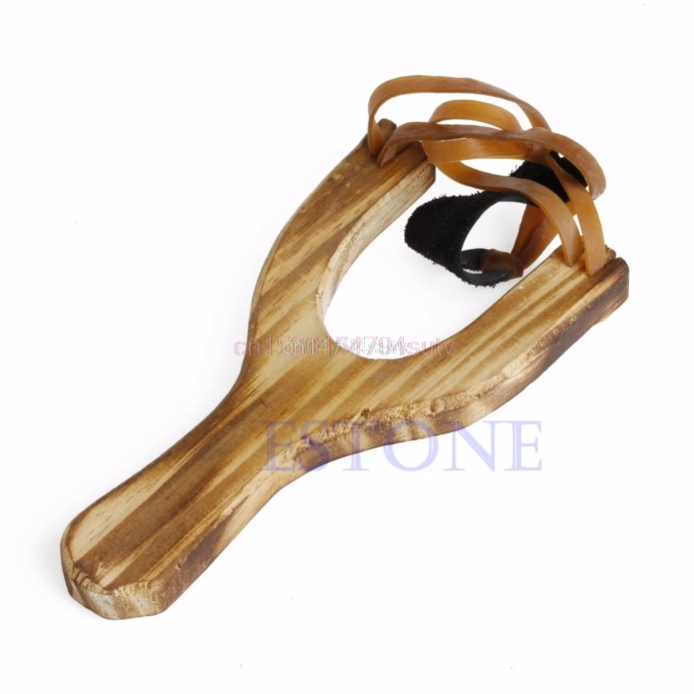 

Hot New Style Wood Slingshot Wooden Traditional Toy Wooden Sling Shot do not ship to Australia #H055#