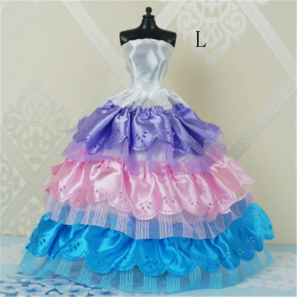 

Evening Dress for Barbie Doll Wedding Dress for Barbie Furniture For Dolls Puppet Clothes Dolls Accessories Multi Styles
