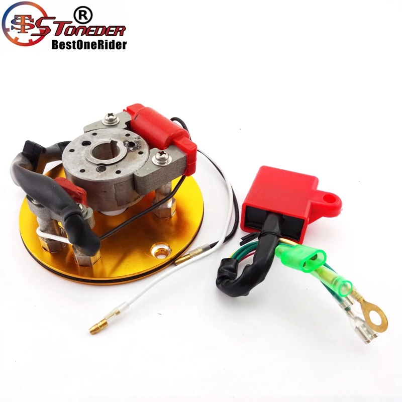 STONEDER Racing Магнето статор ротор зажигания CDI Коробка для 110cc 125cc 140cc двигателя китайский Lifan YX яма грязи велосипед мотоцикл