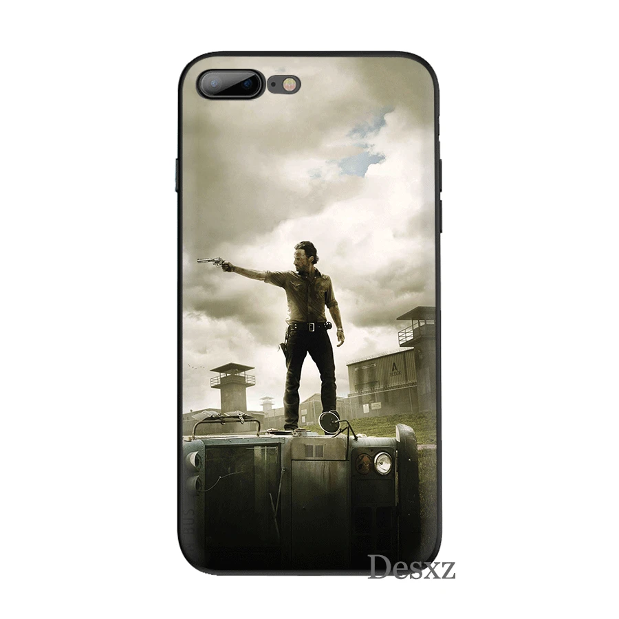 Силиконовый ТПУ чехол для телефона Walking Dead iPhone 11 Pro X XS Max XR 6 6s 7 8 Plus 5 5s SE защитный |