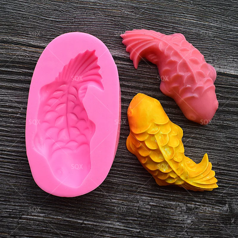 Новое поступление формы для выпечки шоколадных тортов в форме рыбы силиконовые