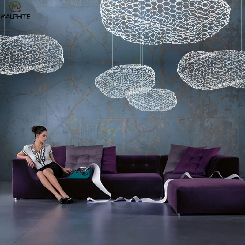 

Nordic Pendant Light Novel Clouds Lamp Living Room Fixtures Kitchen Hanging Lamps LED Children's Room Cloud Decor Lamp