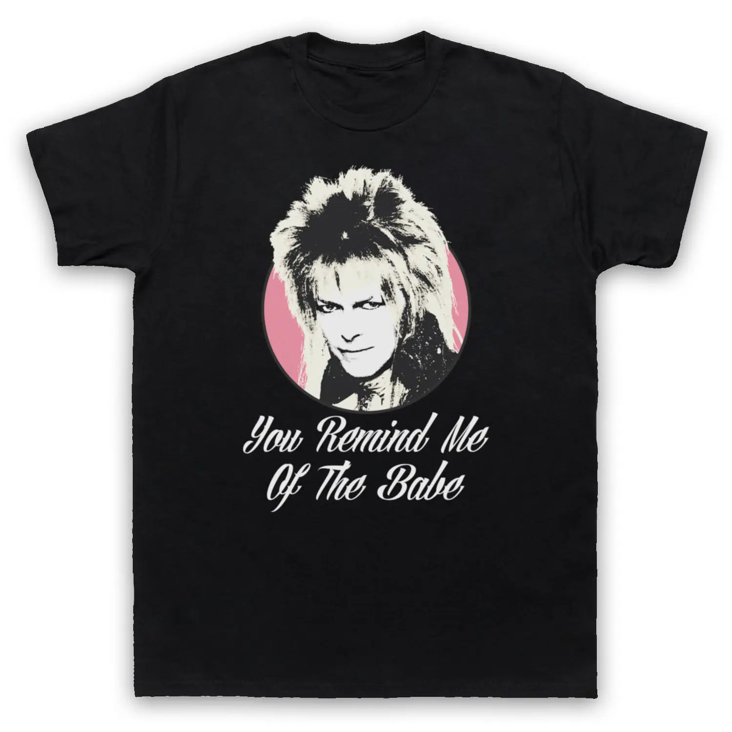 Гоблинский король неформальный лабиринт 80 BOWIE BABE футболка для взрослых и детей