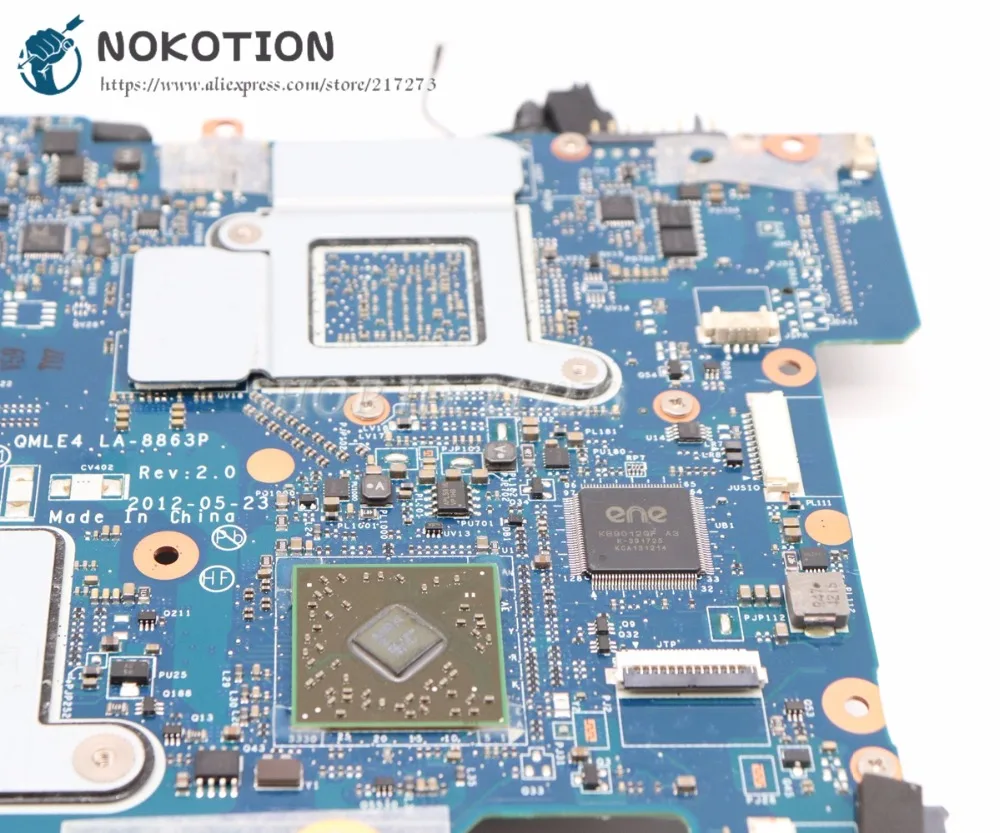 NOKOTION для samsung NP355 NP355C4C NP355V5C Материнская плата ноутбука QMLE4 LA-8863P BA59-03567A DDR3 HD7600M видеочипом