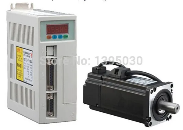 1 комплект серводвигатель переменного тока драйвера и 4N.M 1.0KW 2500 об/мин AC