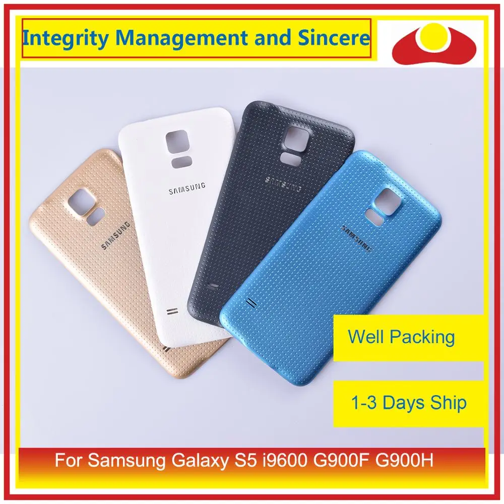 Корпус для Samsung Galaxy S5 i9600 G900F G900H аккумулятор задняя крышка корпус|Корпусы и рамки