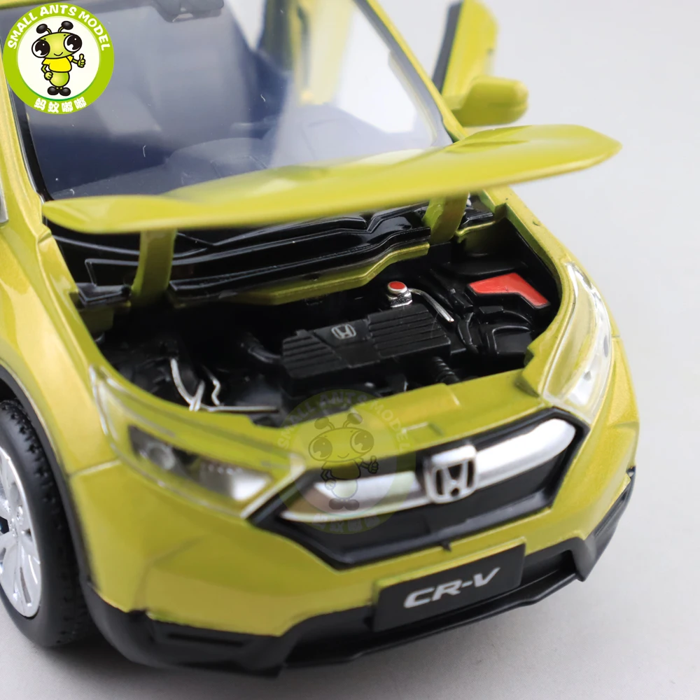 1/32 JACKIEKIM CRV CR V SUV литая модель автомобиля игрушка джип для детей Детское звуковое освещение Вытяните назад Подарки