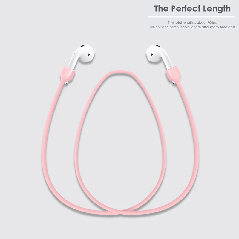 Магнитный силиконовый Заушник для Apple Airpods 2 анти-потеря веревки Защитный Мягкий многоцветный шнур беспроводной наушник