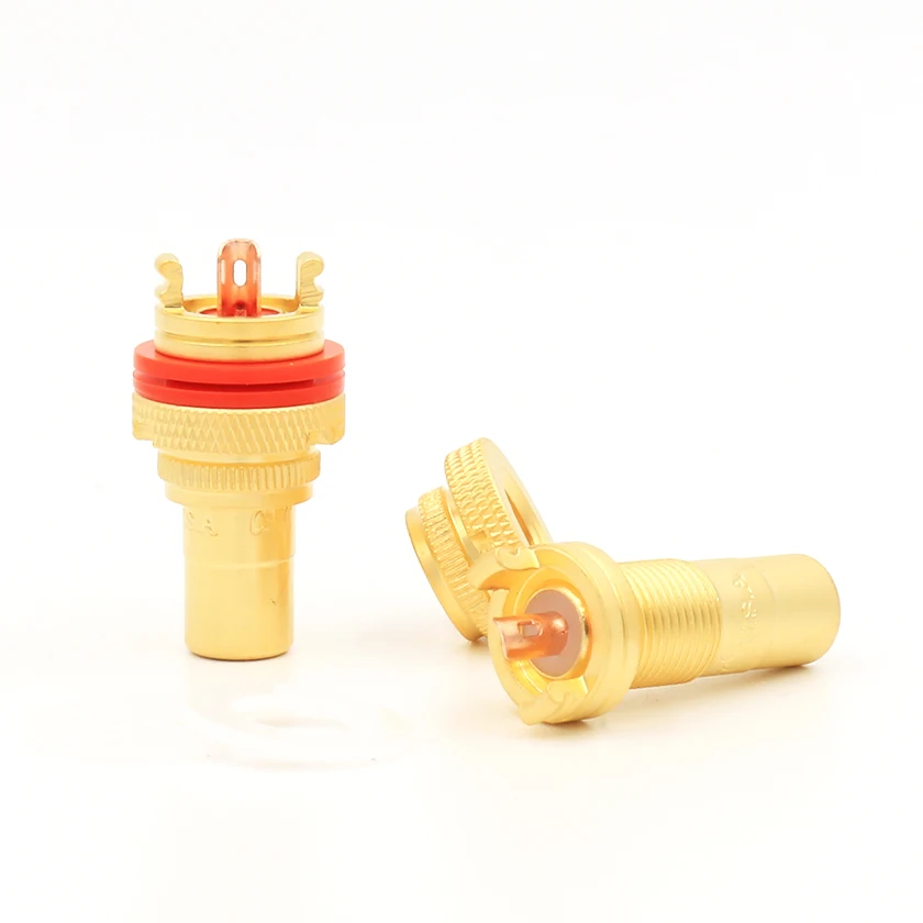 8 шт./лот высокая производительность аудио RCA золотые розетки CMC 805 2.5F rca Женская
