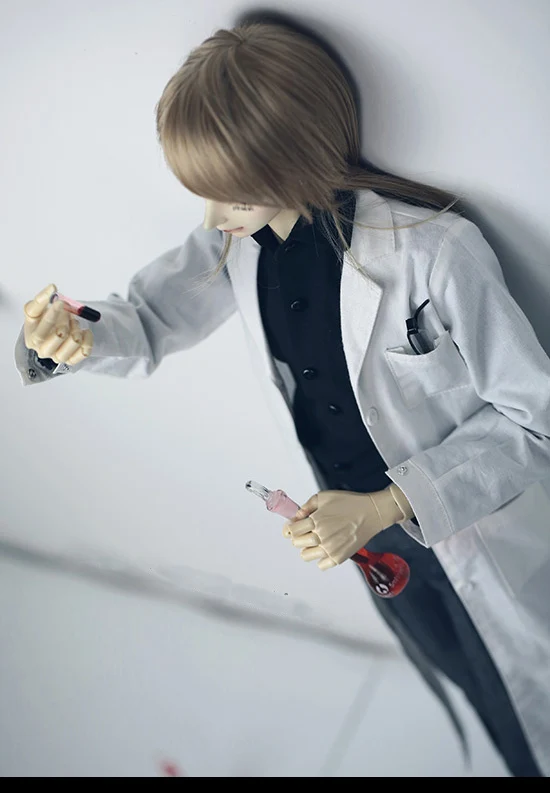BJD Doll White Doctor Overall Coat for 1/4 MSD 1/3 SD13 SD17 Uncle Clothes Customized CMB5 | Игрушки и хобби