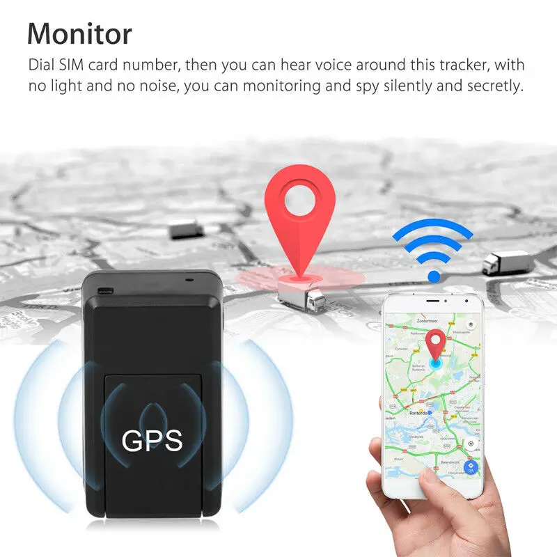 GF08 мини gps автомобиль в режиме реального времени локатор трекер магнитный GSM/GPRS