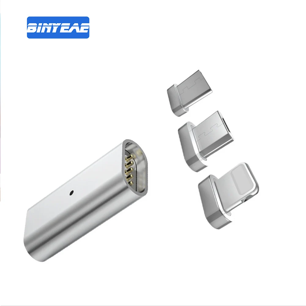 Металлический Micro USB Магнитный зарядный адаптер для передачи данных конвертер