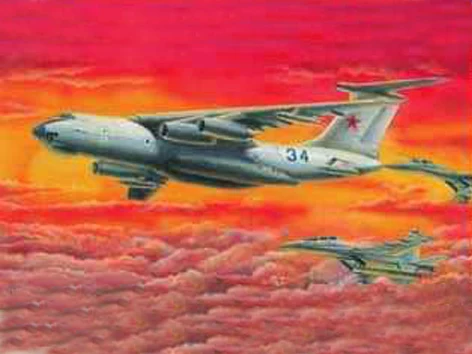Модель Trumpeter 03902 1/144 масштаб самолет Илюшин IL-78 Midas сборочная модель строительные Весы Модель самолета наборы