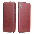 Вертикальный флип-чехол из натуральной кожи для Apple iPhone 6 6S 7 8 X XR XS 14 11 13 Pro Max SE 2020 12 13 Mini Fundas Coque