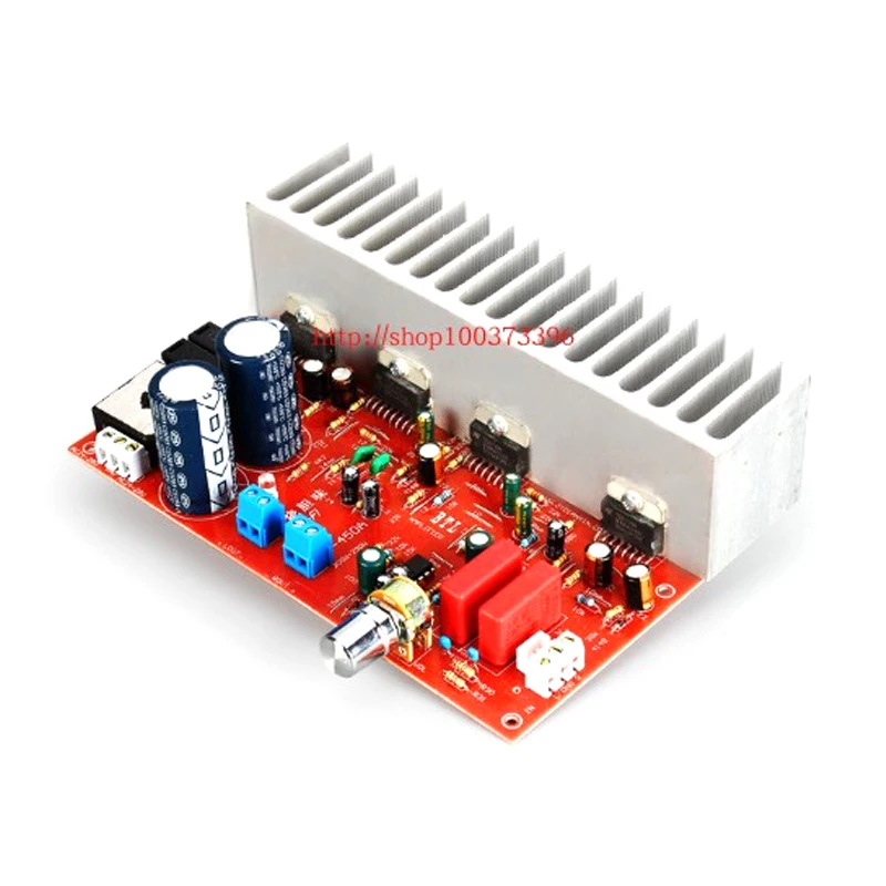Усилитель KYYSLB AC двойной 24 ~ 28 в 200 Вт * 2 четыре TDA7294 Плата усилителя DIY книжная полка
