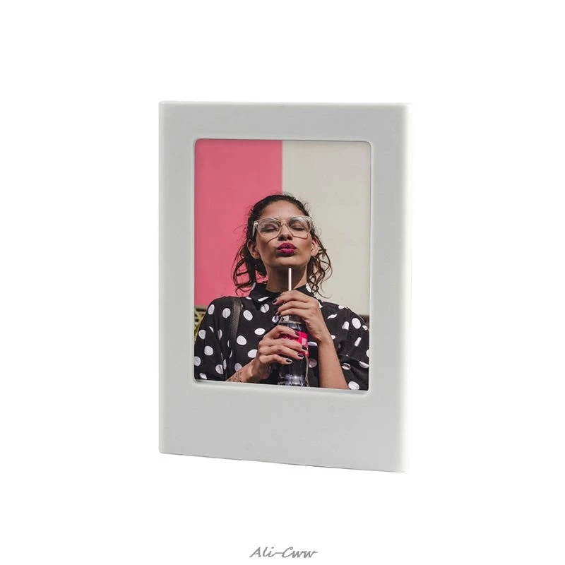 Magnetic Photoframe Mini Colorful DIY Magnetic Photo Frame Fridge Refrigerator Magnet Picture Frame for Holding 3 Inch Photos