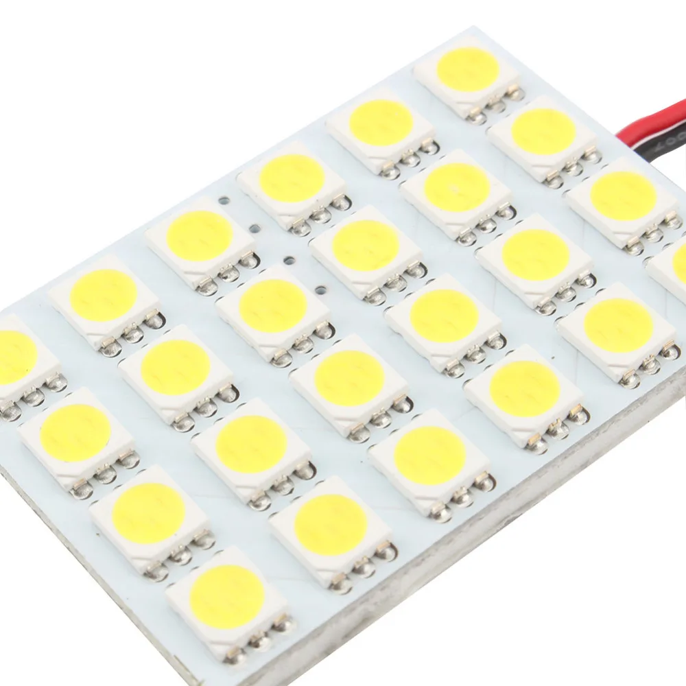 T10 BA9S 24 SMD 5050 3 адаптера чистый белый светодиодный светильник для интерьера панели