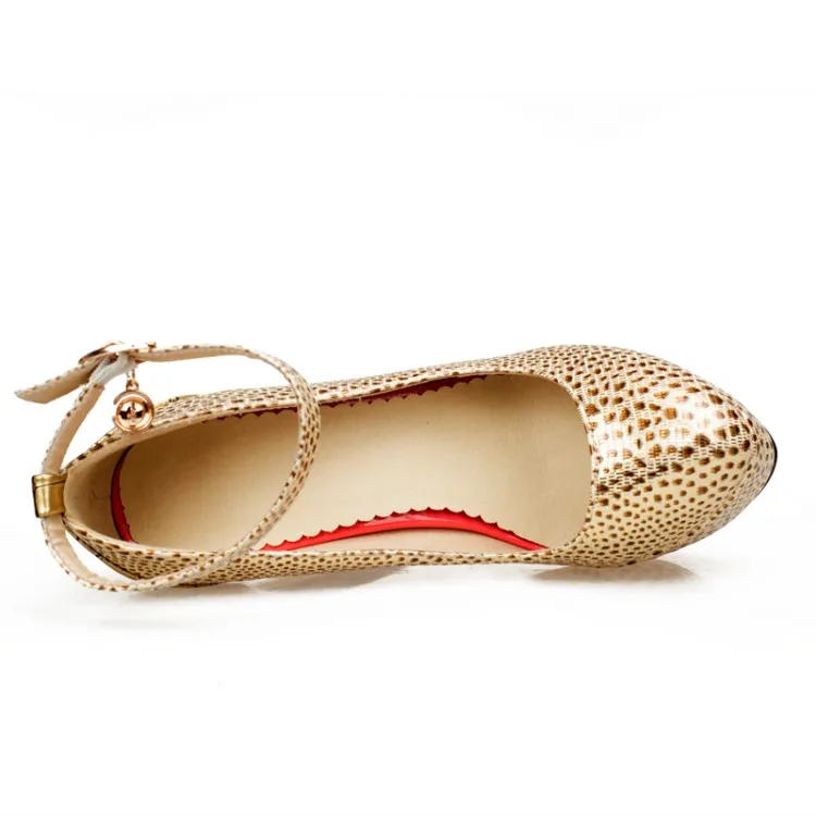 Модные Туфли лодочки на платформе пикантная обувь высоком каблуке с круглым