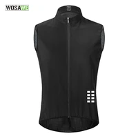 wosawe reflective cycling vest mesh windproof lightweight ciclismo mtb bike sleeveless jersey breathable clothing cycling gilet