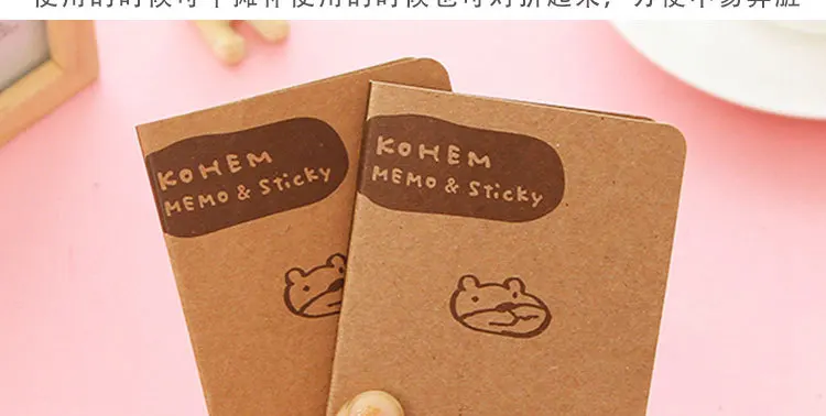 Милый мультфильм кролик Липкие заметки Творческий пост блокнот Filofax блокнот