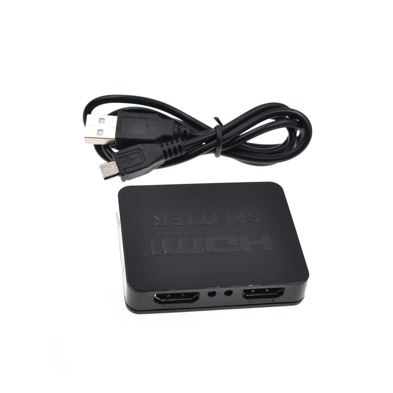Full HD 4 K * 2 HDMI сплиттер 1X2 порта усилителя втулка ретранслятора 1080 p 1 в выхода |