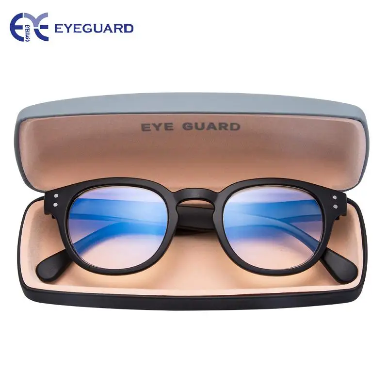 EYEGUARD читатели анти синий светильник компьютерные игры Readig очки унисекс защита глаз здоровый 0,00+ 1,00+ 1,50+ 2,00+ 2,50+ 3,00 - Цвет оправы: Черный