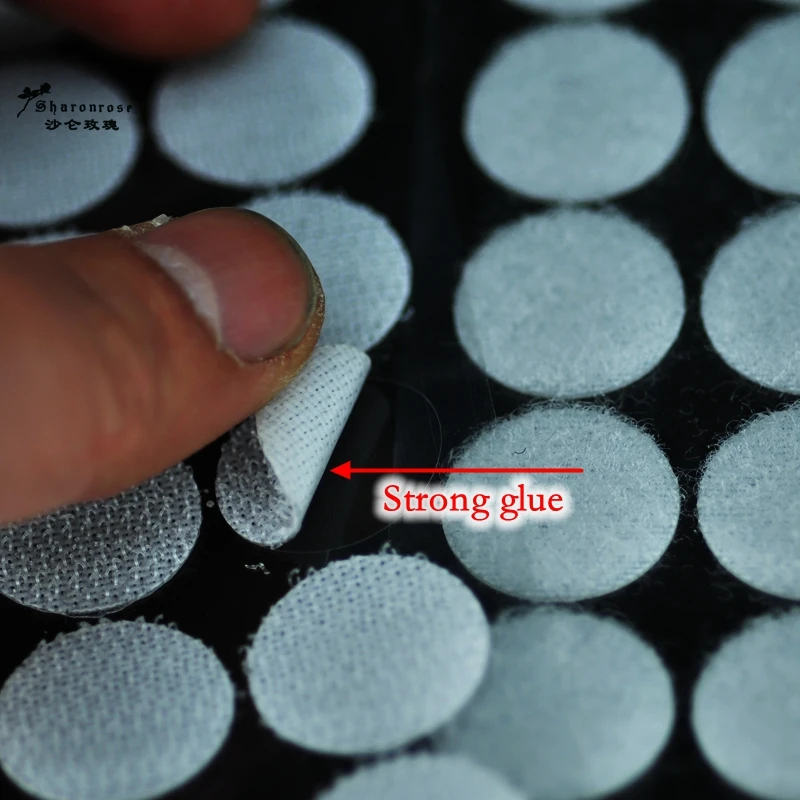 

50Pairs Magic Nylon Sticker Double Sided Adhesive Hooks Loops Disks Round Fastener Tape Sewing Craft DIY Accessories