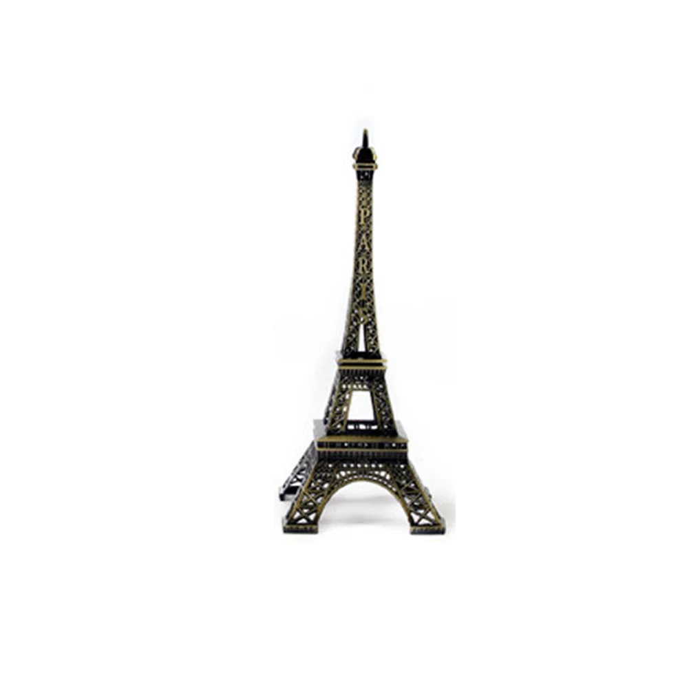 5-13 см Effiel Tower фигурки бронзовая Парижская башня Металлические ремесла Статуэтка домашний декор сувенирная модель детские игрушки#0901