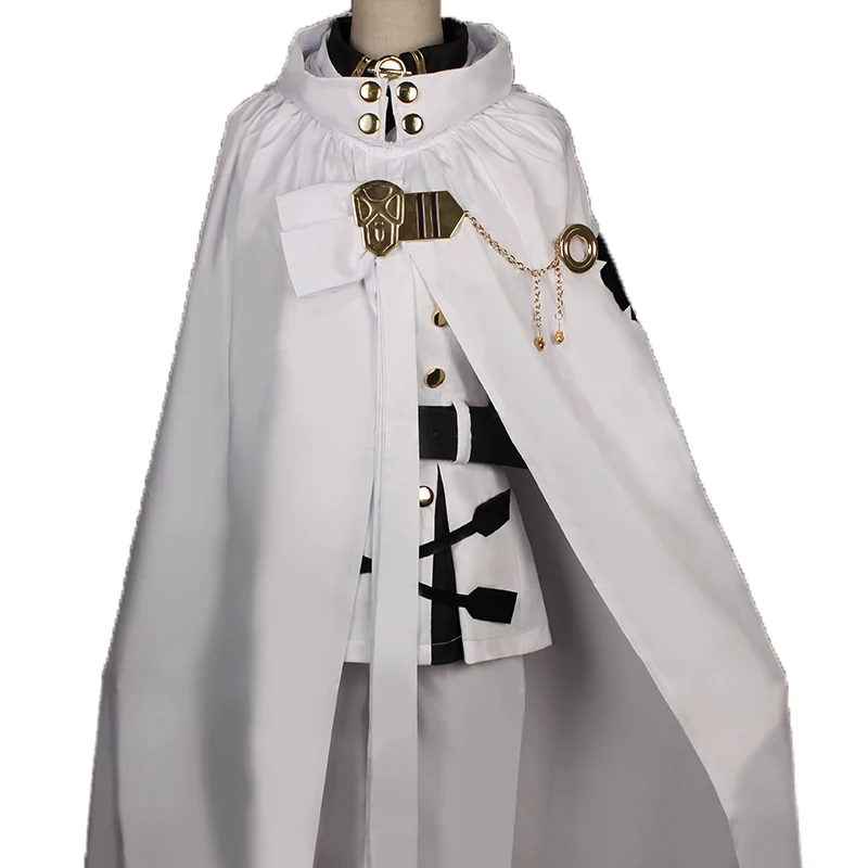 Костюм для косплея серофа из аниме Конец костюм Owari no Seraph Mikaela Hyakuya парик высокого