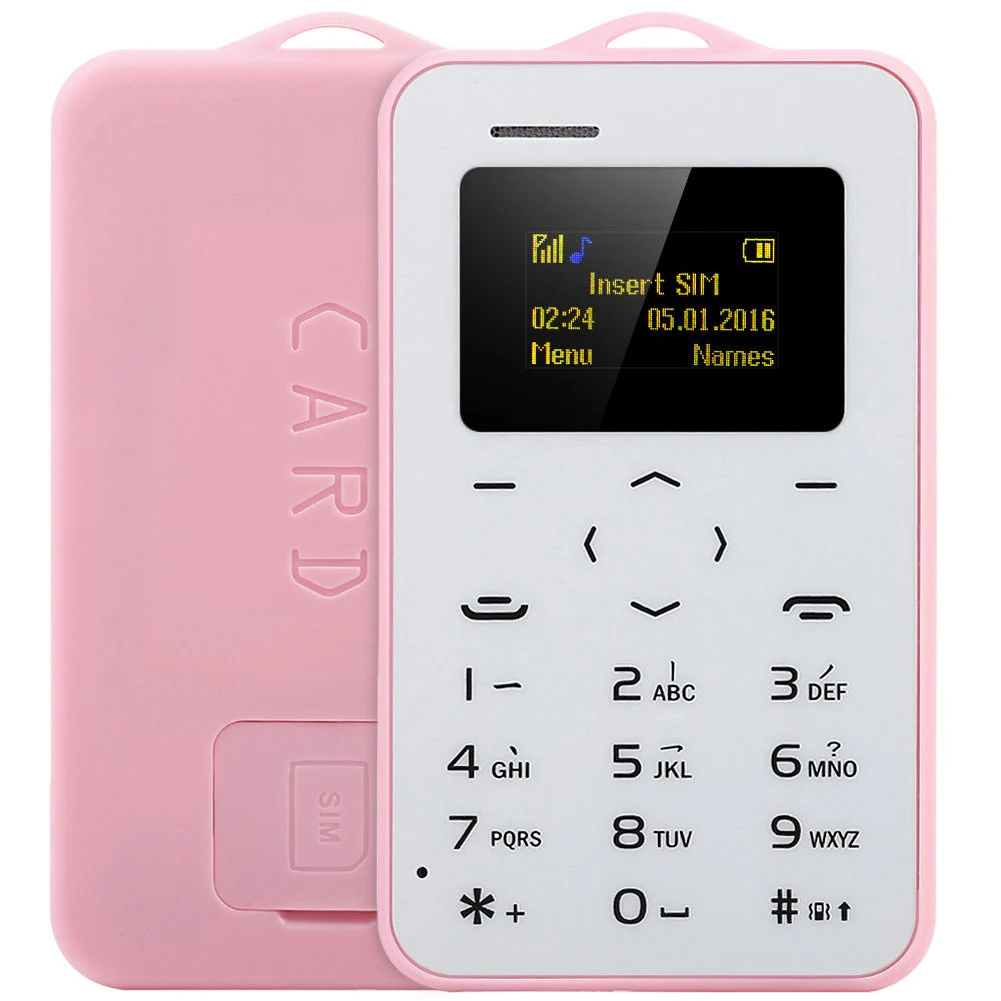 AIEK C6 1 0 ''карта TFT карманный мобильный телефон Bluetooth Календарь