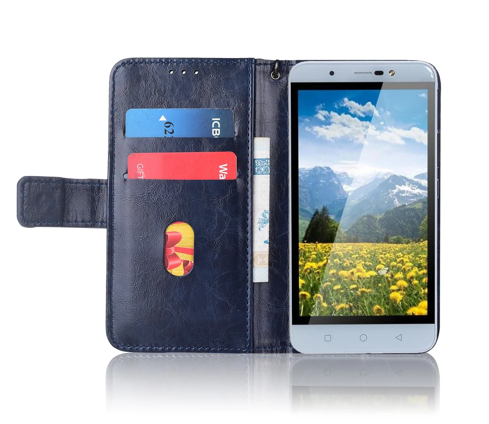 Кожаный чехол-книжка для Micromax Canvas power 2 Q398 Fundas с цветочным принтом специальный чехол-бумажник с подставкой и ремешком