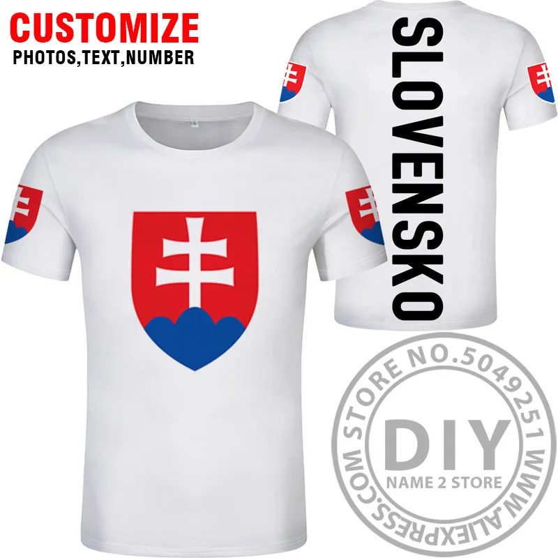 Style 5 Футболка со сборным именем и номером svk, футболка с флагом страны sk, словенско, страна, Республика, колледж, принт, фото, Одежда diy - Цвет: Style 5