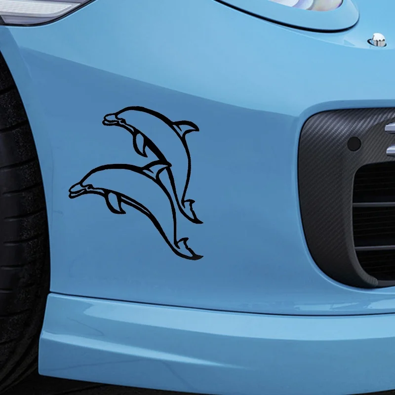

Beautiful Cute Leaping Dolphins Sticker for Window Bumper