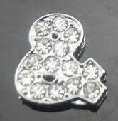 20 шт./лот 10 мм полностью покрытые стразами сердца звездочки цветы и короны шармы