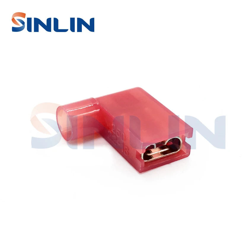 Обжимные клеммы 500 шт. значок с женским нейлоновым флагом изолированный флаг