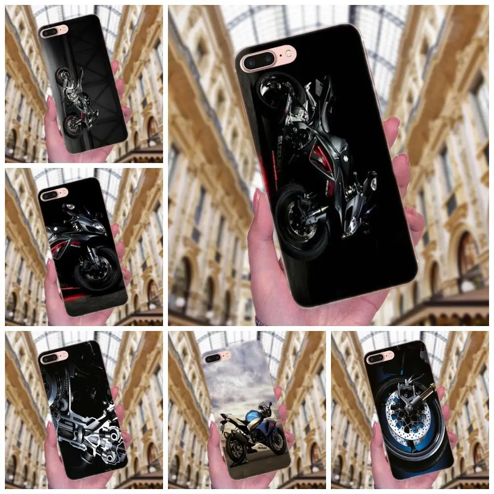 Мотоцикл Suzuki GSXR 1000 для Huawei P7 Honor 4C 5A 5C 5X 6 6C 6A 6X 7 7X 8 9 V8 V10 Y3II Y5II Y6II G8 Play Lite TPU