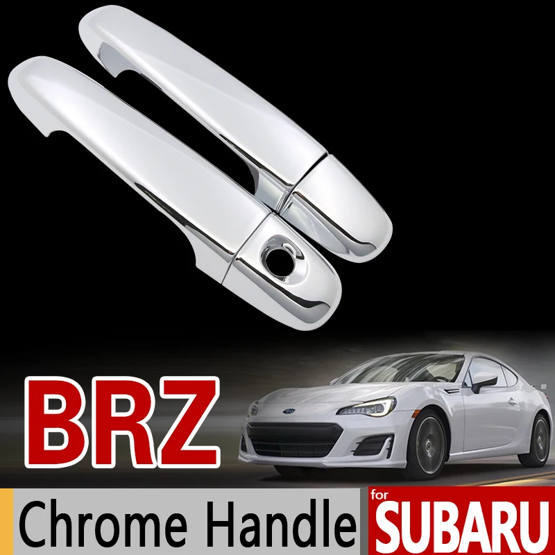 

Роскошная хромированная накладка на ручку для Subaru BRZ, комплект отделки, 2 двери, 2012, 2013, 2014, 2015, 2016, 2017, автомобильные аксессуары, наклейки, Стай...
