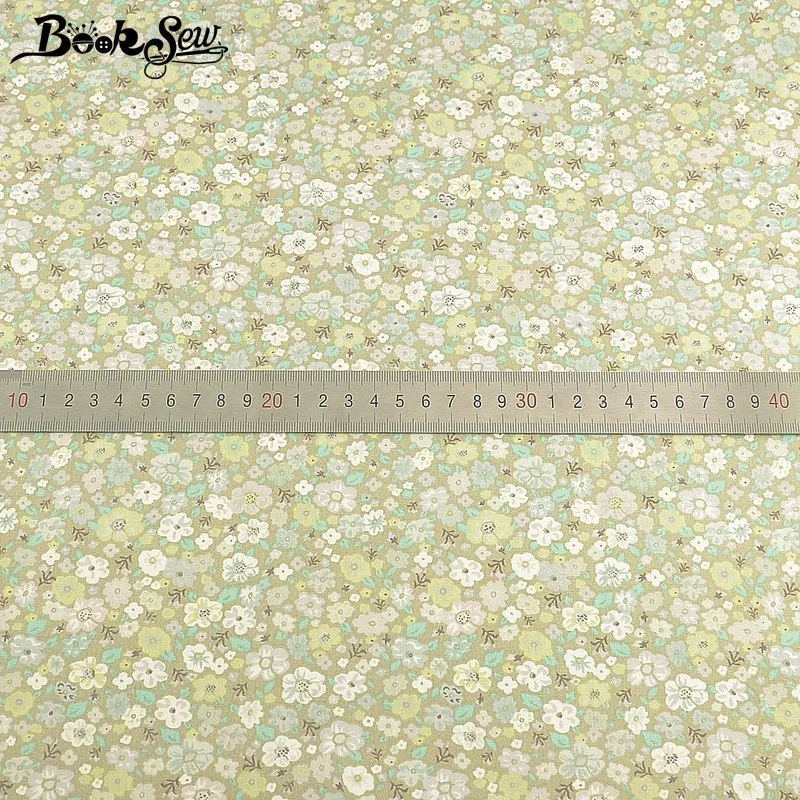 Booksew 100% хлопок саржевая ткань с цветами стеганые одеяла домашнее постельное